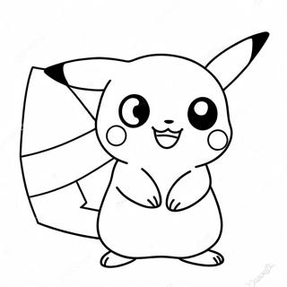 Pagina Para Colorir Do Pikachu Fofo Pokemon 46934-39060