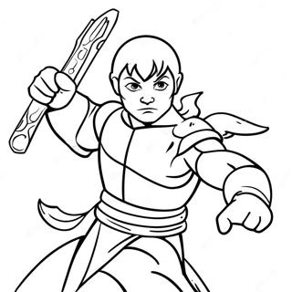 Pagina Para Colorir Do Rafael Com Nunchaku 46954-39078