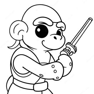 Pagina Para Colorir Do Rafael Com Nunchaku 46954-39079