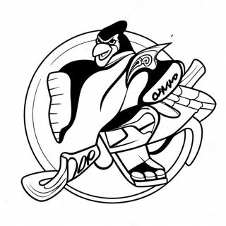 Pinguins De Pittsburgh Páginas Para Colorir