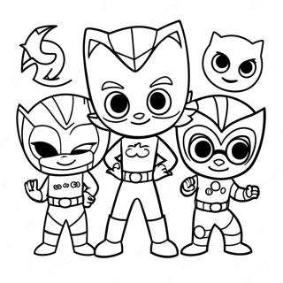 Pagina Para Colorir Do Pj Masks No Halloween 47133-39220