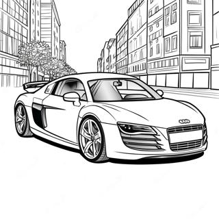 Pagina Para Colorir De Carro Esportivo Audi R8 47263-39324