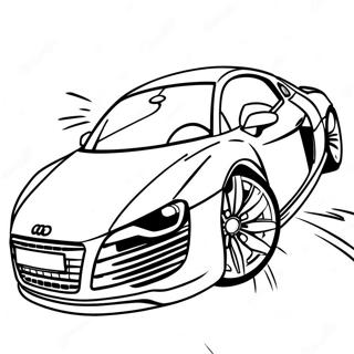 Pagina Para Colorir De Audi R8 Elegante Em Movimento 47264-39326