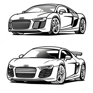 Pagina Para Colorir De Audi R8 Elegante Em Movimento 47264-39327