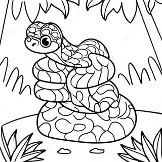 Pagina Para Colorir De Cobra Colorida Da Selva 4732-3805