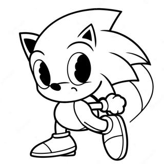 Sonic Vetorial Páginas Para Colorir