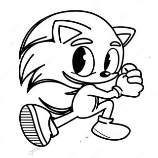 Pagina Para Colorir Sonic Vetorial 47333-39384