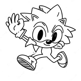 Pagina Para Colorir Sonic Correndo Rapido 47334-39389