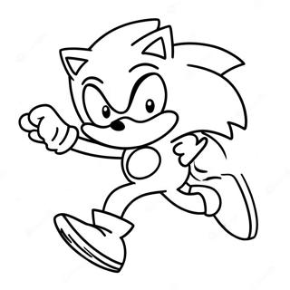 Pagina Para Colorir Sonic Correndo Rapido 47334-39390