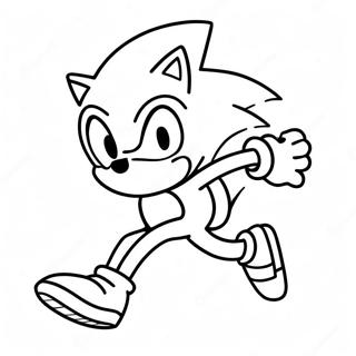 Pagina Para Colorir Sonic Correndo Rapido 47334-39391