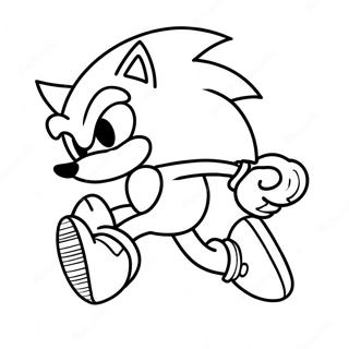 Pagina Para Colorir Sonic Correndo Rapido 47334-39392