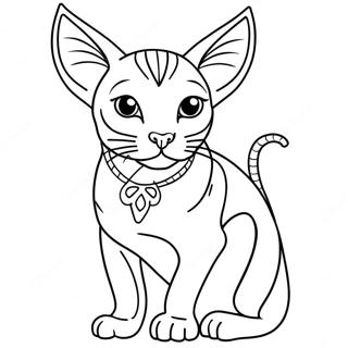 Pagina Para Colorir De Gato Sphynx 47383-39431