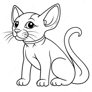 Pagina Para Colorir De Gato Sphynx 47383-39432