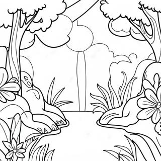 Pagina Para Colorir Do Colorido Jardim Do Eden 47454-39477