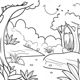 Pagina Para Colorir Do Colorido Jardim Do Eden 47454-39478