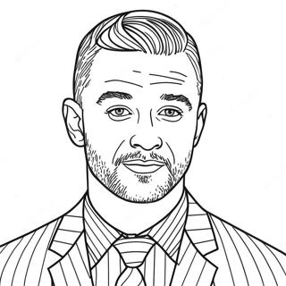 Justin Timberlake Páginas Para Colorir