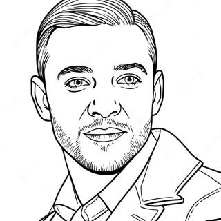 Pagina Para Colorir Do Justin Timberlake 47463-39483