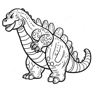 Pagina Para Colorir Godzilla Realista 47513-39523