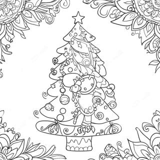 Pagina Para Colorir Da Arvore De Natal Fantastica Com Enfeites 4752-3823