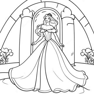 Pagina Para Colorir Princesa Elegante Em Uma Torre 47565-39557