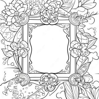 Pagina Para Colorir Moldura De Foto Decorativa 47585-39573