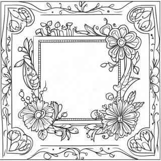 Pagina Para Colorir Moldura De Foto Decorativa 47585-39574