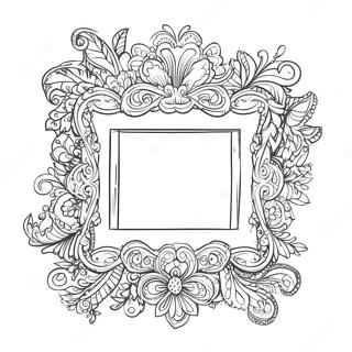 Pagina Para Colorir Moldura De Foto Decorativa 47585-39575