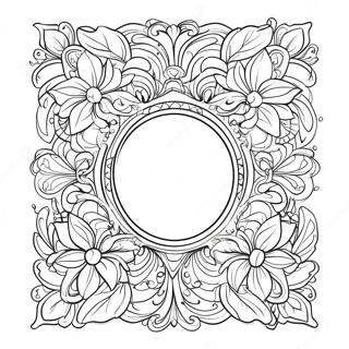 Pagina Para Colorir Moldura De Foto Decorativa 47585-39576