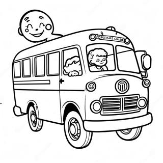 Pagina Para Colorir Da Sra Frizzle Dirigindo O Onibus Magico 4762-3831