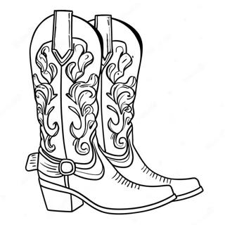 Pagina Para Colorir De Botas De Cowgirl 47854-39780