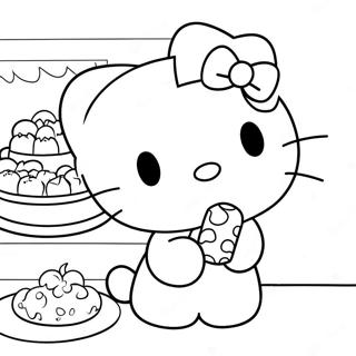 Pagina Para Colorir Da Hello Kitty Assando Delicias 47885-39813