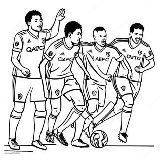 Pagina Para Colorir Dos Jogadores Da Lafc Em Acao 47935-39854