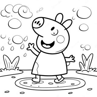 Pagina Para Colorir Pocas De Lama Da Peppa Pig 47984-39886