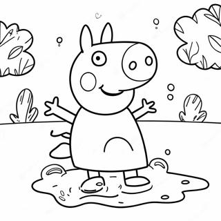 Pagina Para Colorir Pocas De Lama Da Peppa Pig 47984-39887