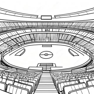 Pagina Para Colorir Do Empolgante Estadio De Futebol Sob As Luzes 48065-39973