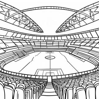 Pagina Para Colorir Do Empolgante Estadio De Futebol Sob As Luzes 48065-39974