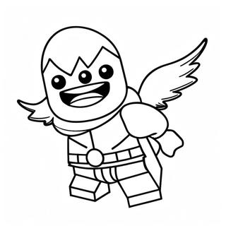 Lego Robin Páginas Para Colorir