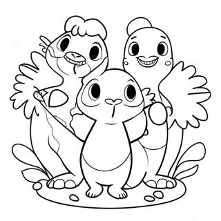 Pagina Para Colorir Da Divertida Familia Ohana 48095-39985