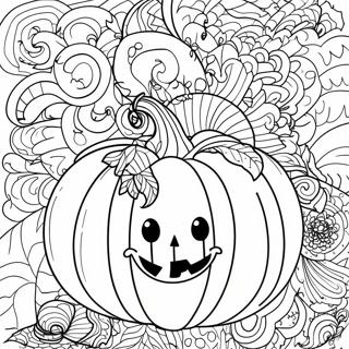 Zentangle De Halloween Páginas Para Colorir