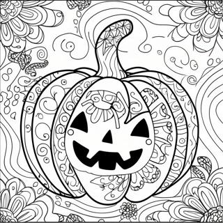 Pagina Para Colorir Da Abobora Halloween Zentangle 48114-39980