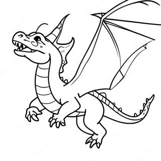 Pagina Para Colorir Dragao Realista E Assustador Em Voo 4821-3875