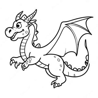 Pagina Para Colorir Dragao Realista E Assustador Em Voo 4821-3876