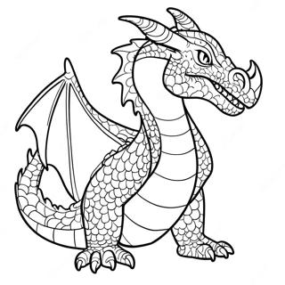 Pagina Para Colorir Dragao Feroz Que Solta Fogo 4822-3877