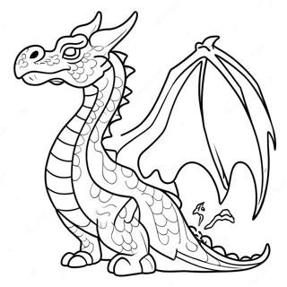 Pagina Para Colorir Dragao Feroz Que Solta Fogo 4822-3878