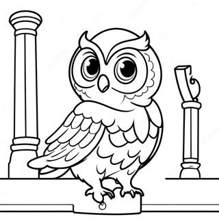 Pagina Para Colorir Coruja Sabia De Ravenclaw 48305-40152