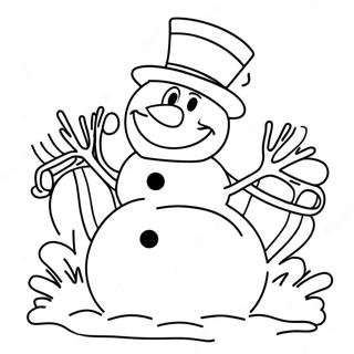 Pagina Para Colorir Frosty 4831-3883