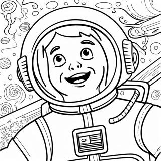 Pagina Para Colorir Astronauta Quando Eu Crescer 48325-40161