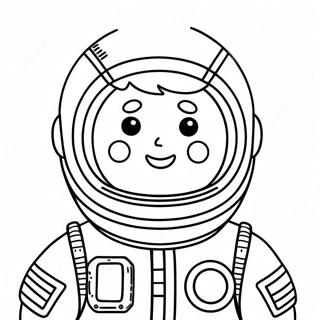 Pagina Para Colorir Astronauta Quando Eu Crescer 48325-40163