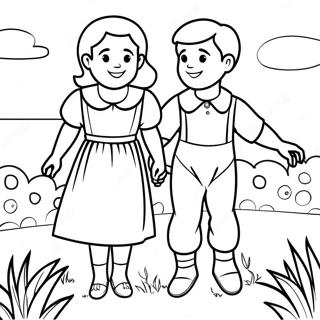 Pagina Para Colorir Da Historia Classica De Joao E Jill 48374-40195