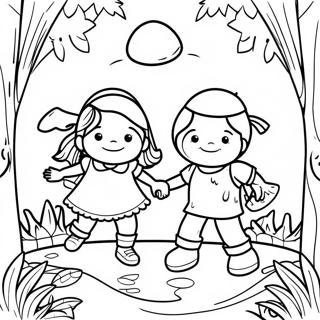 Pagina Para Colorir Da Diversao De Joao E Jill 48375-40202